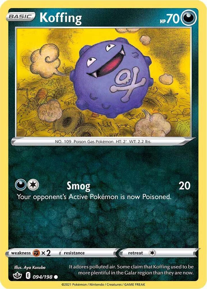 [Reverse Holo] CRE 094/198 Koffing C