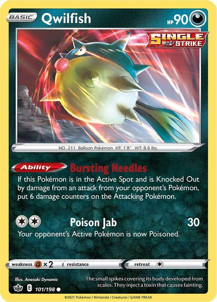 [Reverse Holo] CRE 101/198 Qwilfish C