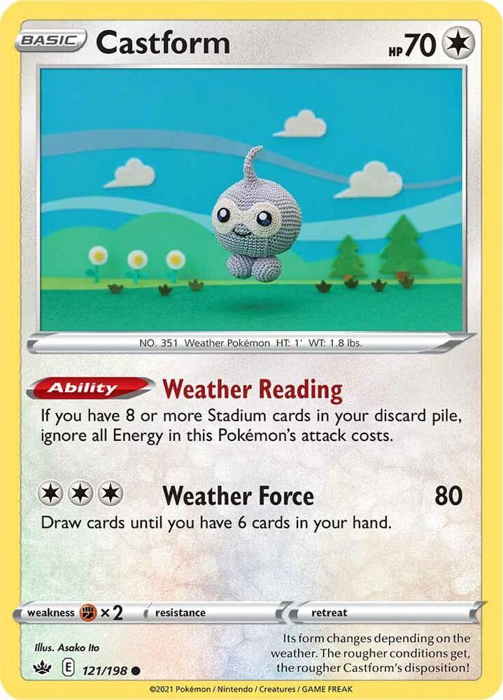 [Reverse Holo] CRE 121/198 Castform C
