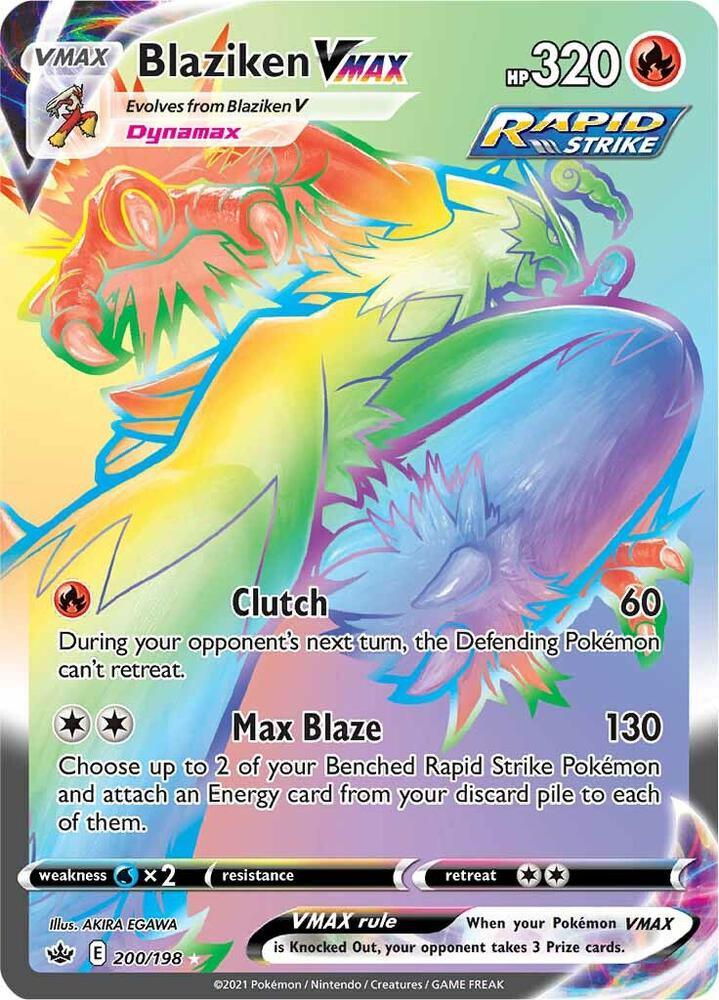 CRE 200/198 Blaziken VMAX SR