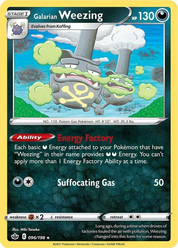 CRE 096/198 Galarian Weezing R
