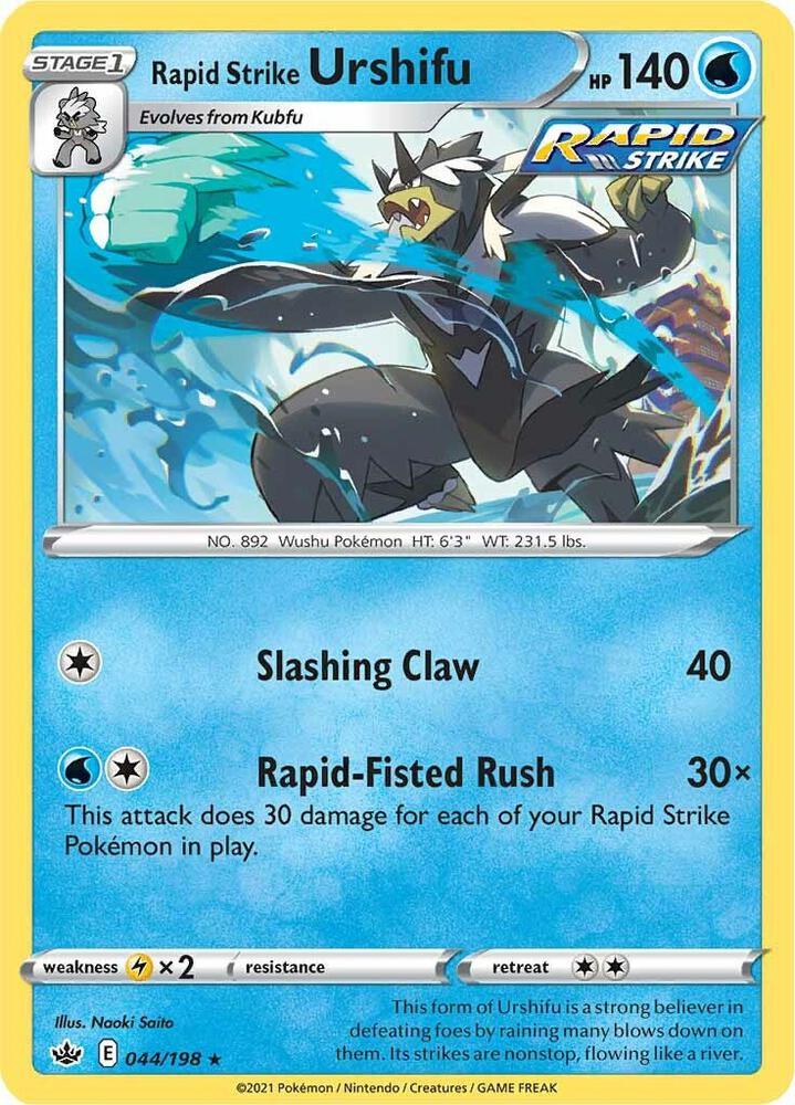 CRE 044/198 Rapid Strike Urshifu RH