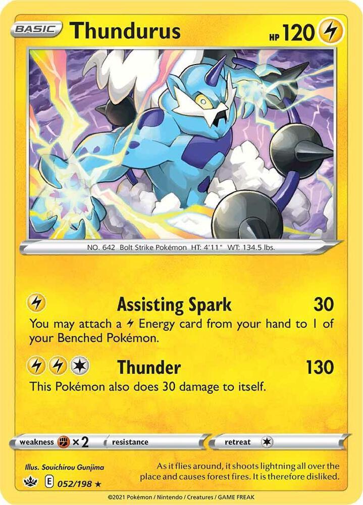 CRE 052/198 Thundurus RH