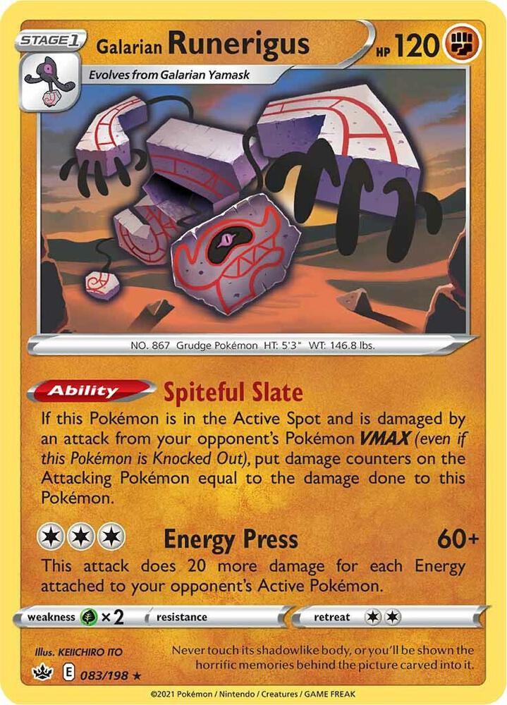 CRE 083/198 Galarian Runerigus RH