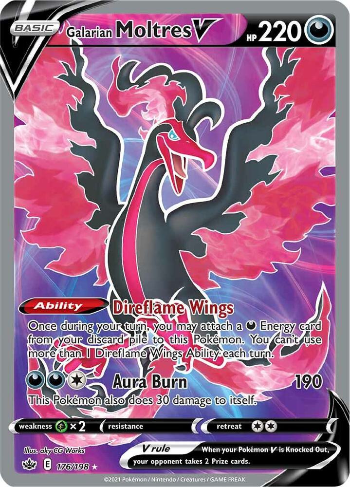 CRE 176/198 Galarian Moltres V SR