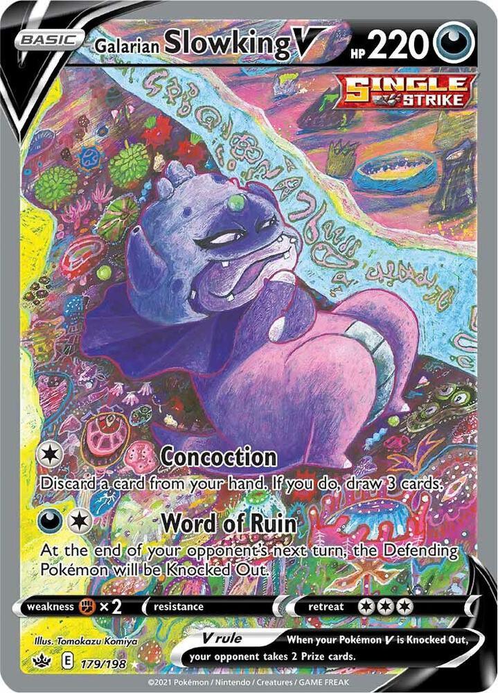 CRE 179/198 Galarian Slowking V SR