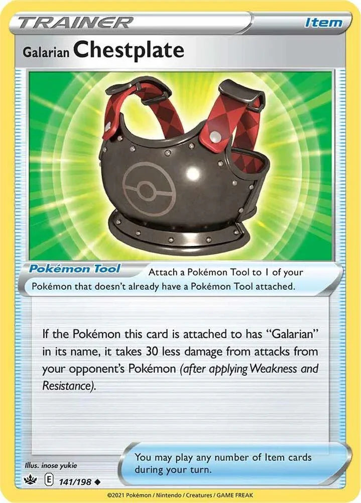 CRE 141/198 Galarian Chestplate U