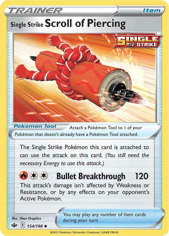 CRE 154/198 Single Strike Scroll of Piercing U