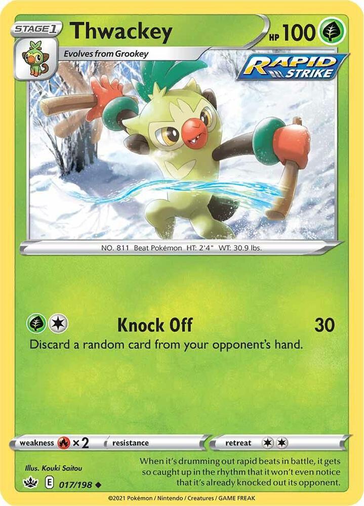 [Reverse Holo] CRE 017/198 Thwackey U