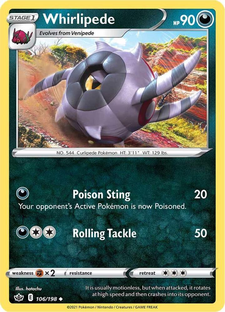 [Reverse Holo] CRE 106/198 Whirlipede U