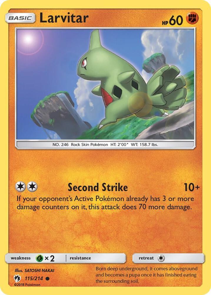 LOT 115/214 Larvitar C