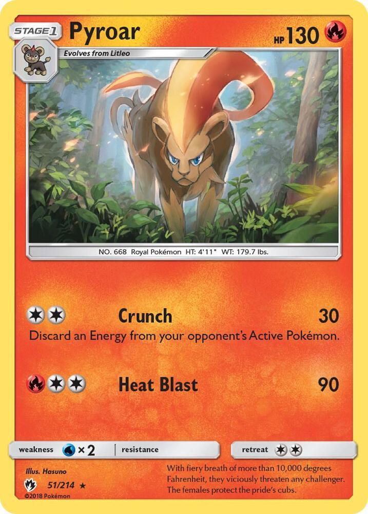 LOT 51/214 Pyroar R
