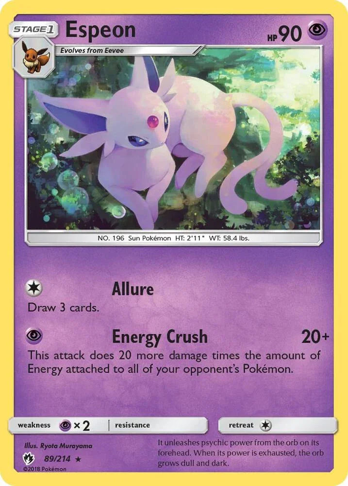 LOT 89/214 Espeon R