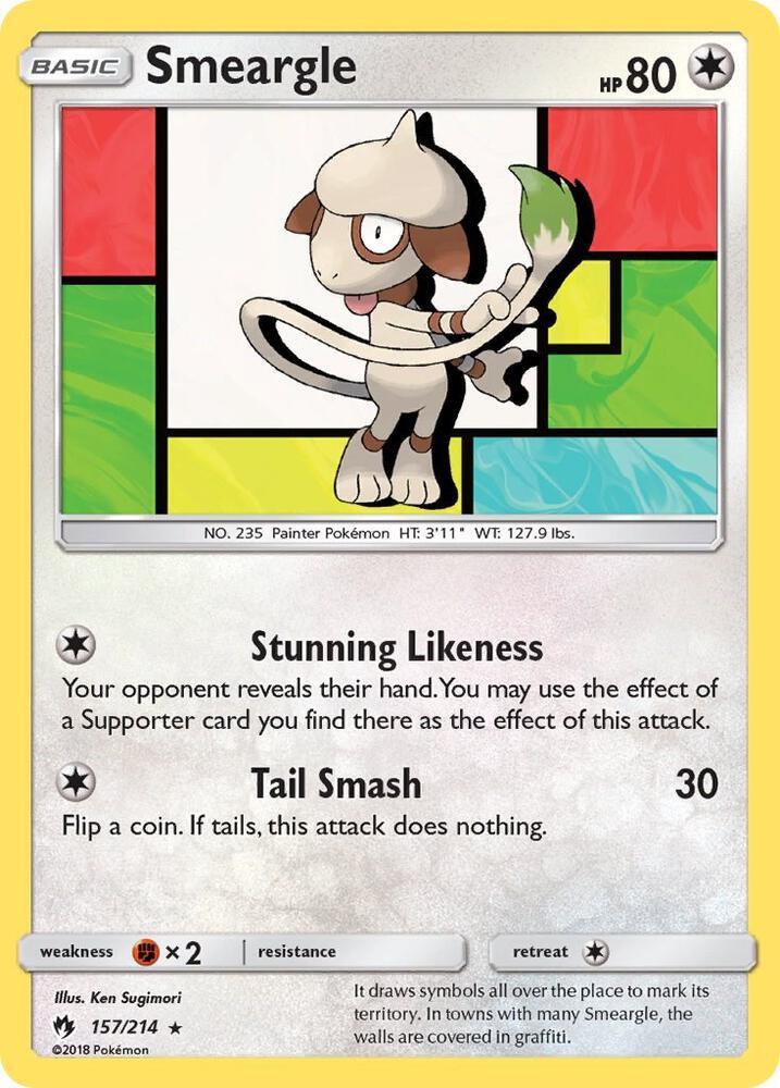 LOT 157/214 Smeargle R
