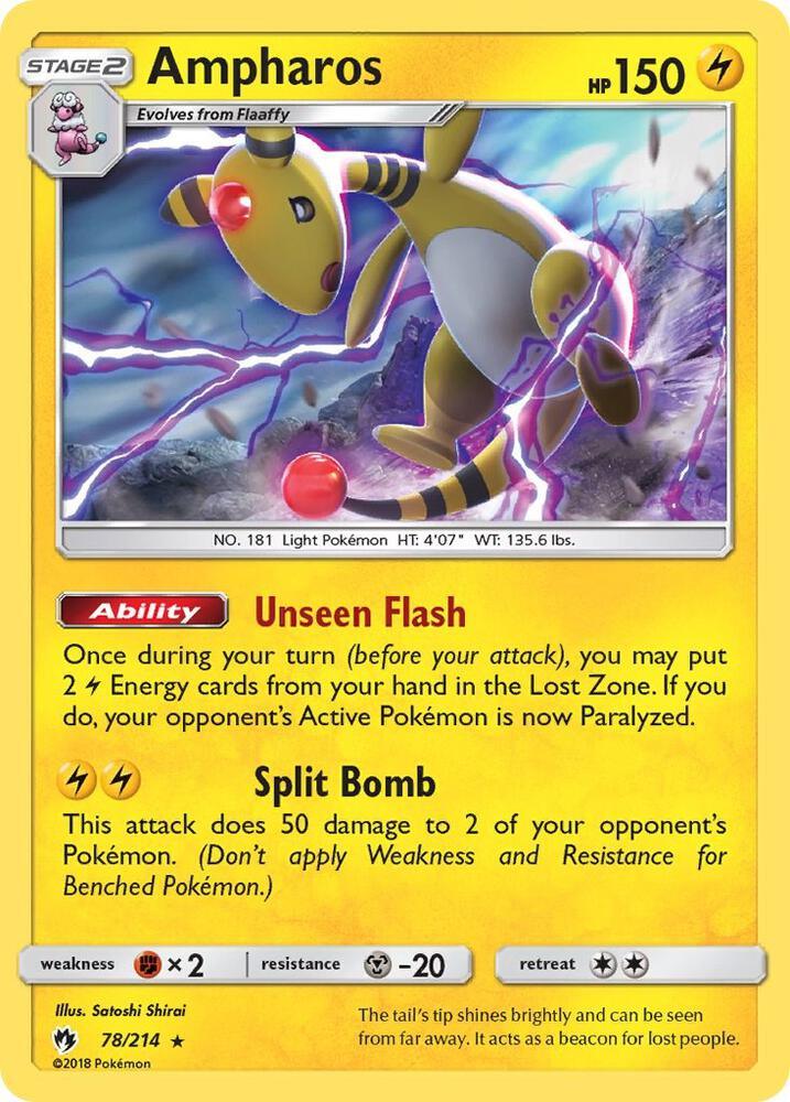 LOT 78/214 Ampharos RH
