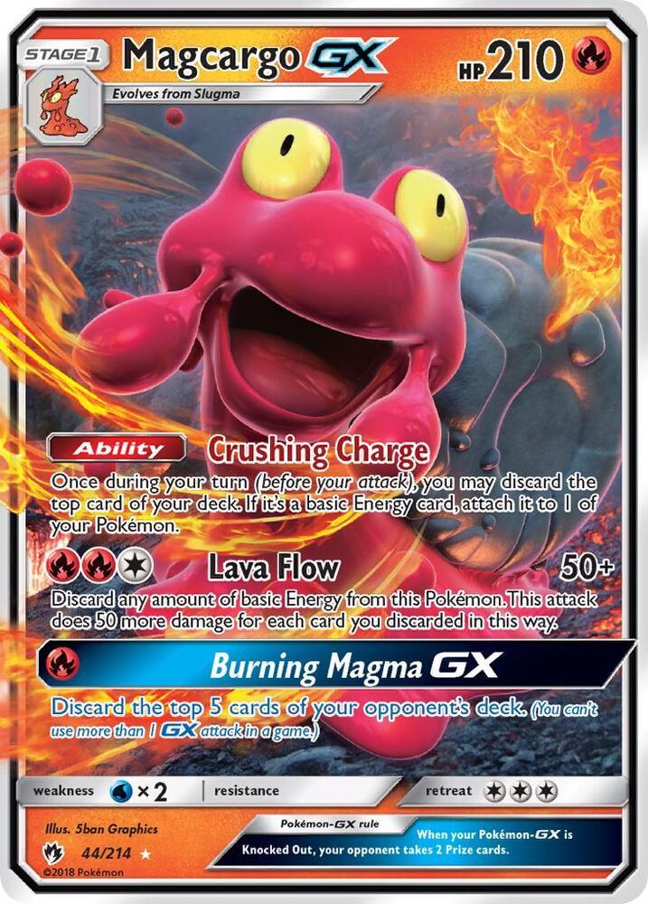 LOT 44/214 Magcargo GX SR