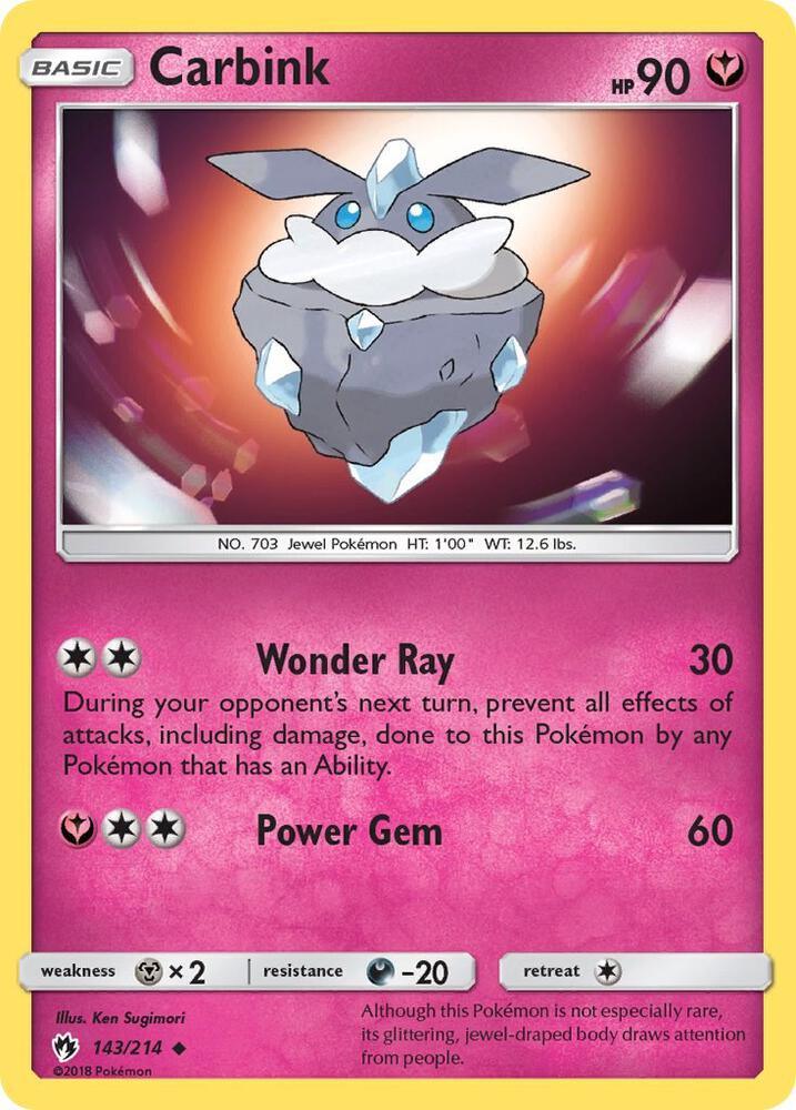 LOT 143/214 Carbink U