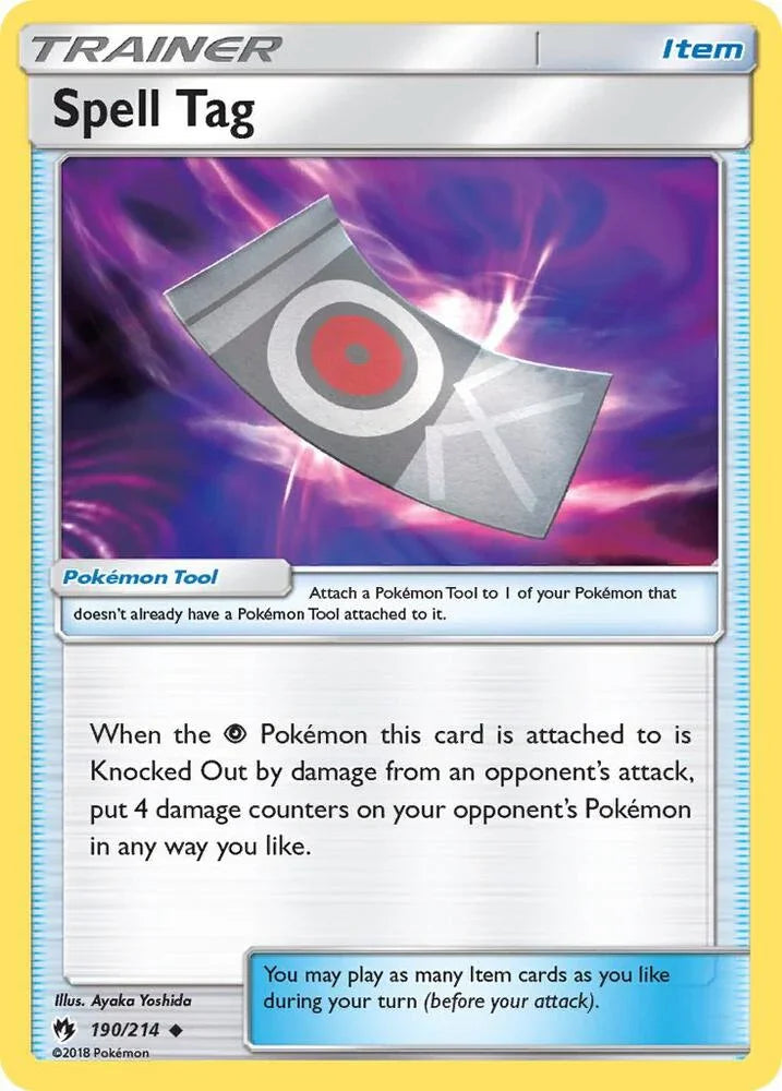 LOT 190/214 Spell Tag U