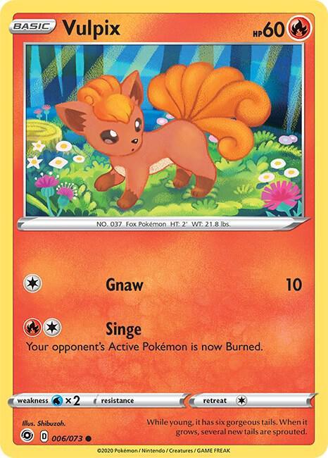 CPA 06/73 Vulpix C
