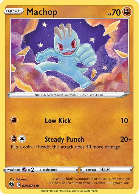 [Reverse Holo] CPA 24/73 Machop C