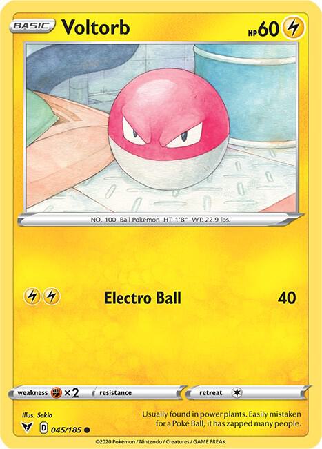 [Reverse Holo] VIV 045/185 Voltorb C