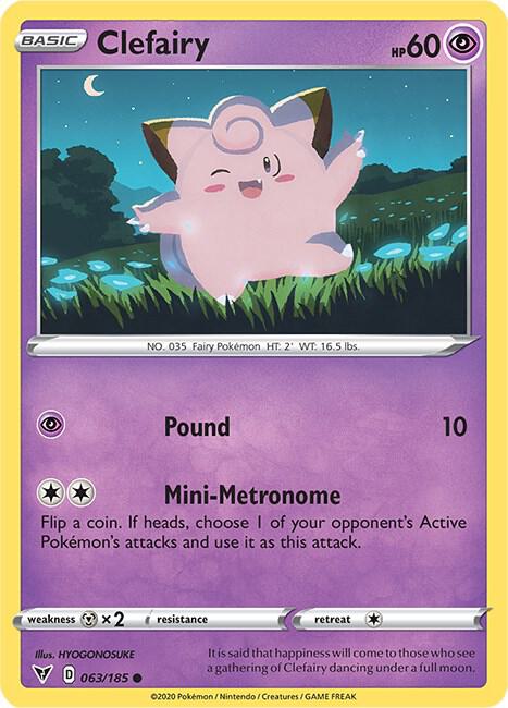 [Reverse Holo] VIV 063/185 Clefairy C
