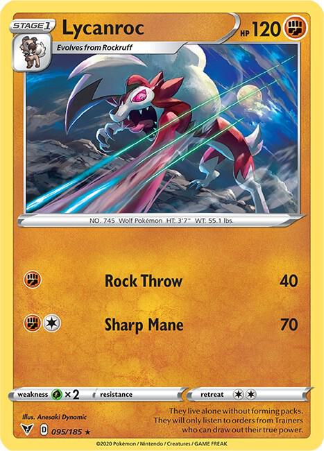 [Reverse Holo] VIV 095/185 Lycanroc R
