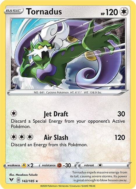 [Reverse Holo] VIV 142/185 Tornadus RH