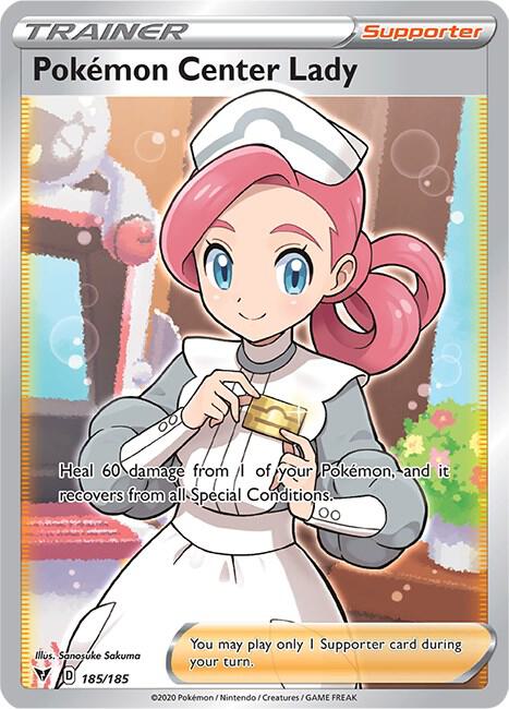 VIV 185/185 Pokemon Center Lady SR