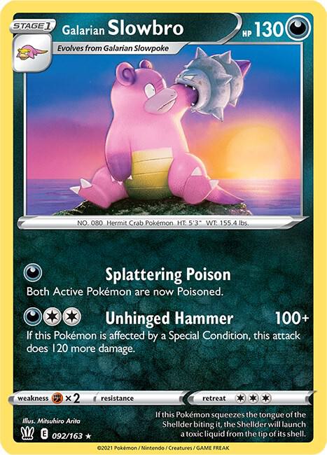BST 092/163 Galarian Slowbro R