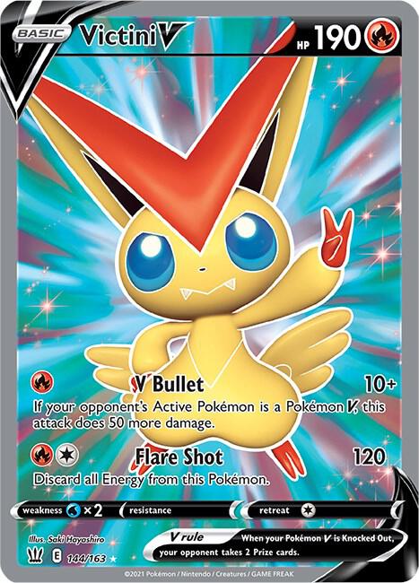 BST 144/163 Victini V SR