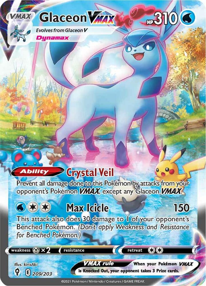 EVS 209/203 Glaceon VMAX SR