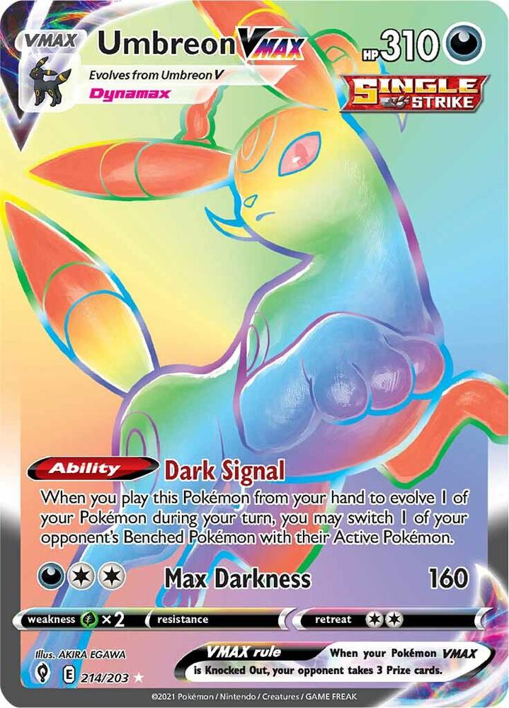 EVS 214/203 Umbreon VMAX SR