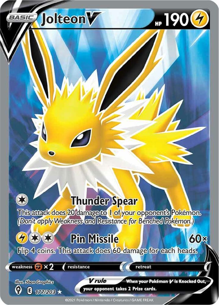 EVS 177/203 Jolteon V SR