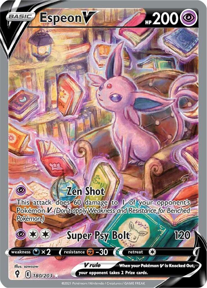 EVS 180/203 Espeon V SR