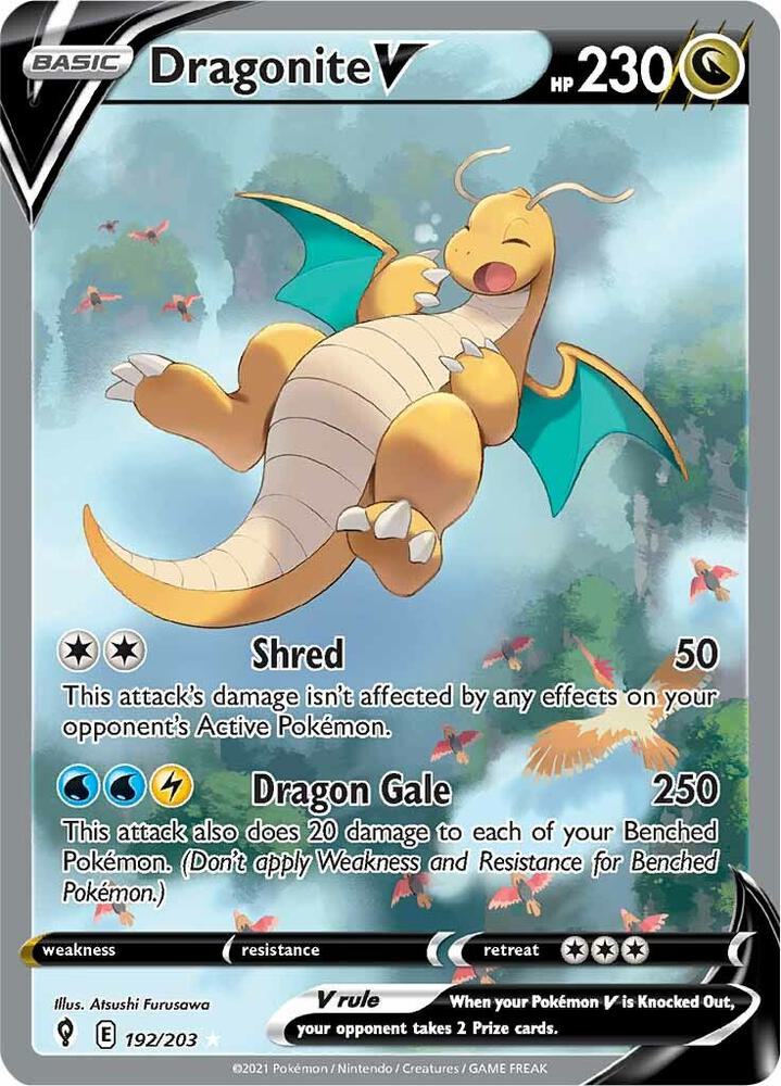 EVS 192/203 Dragonite V SR