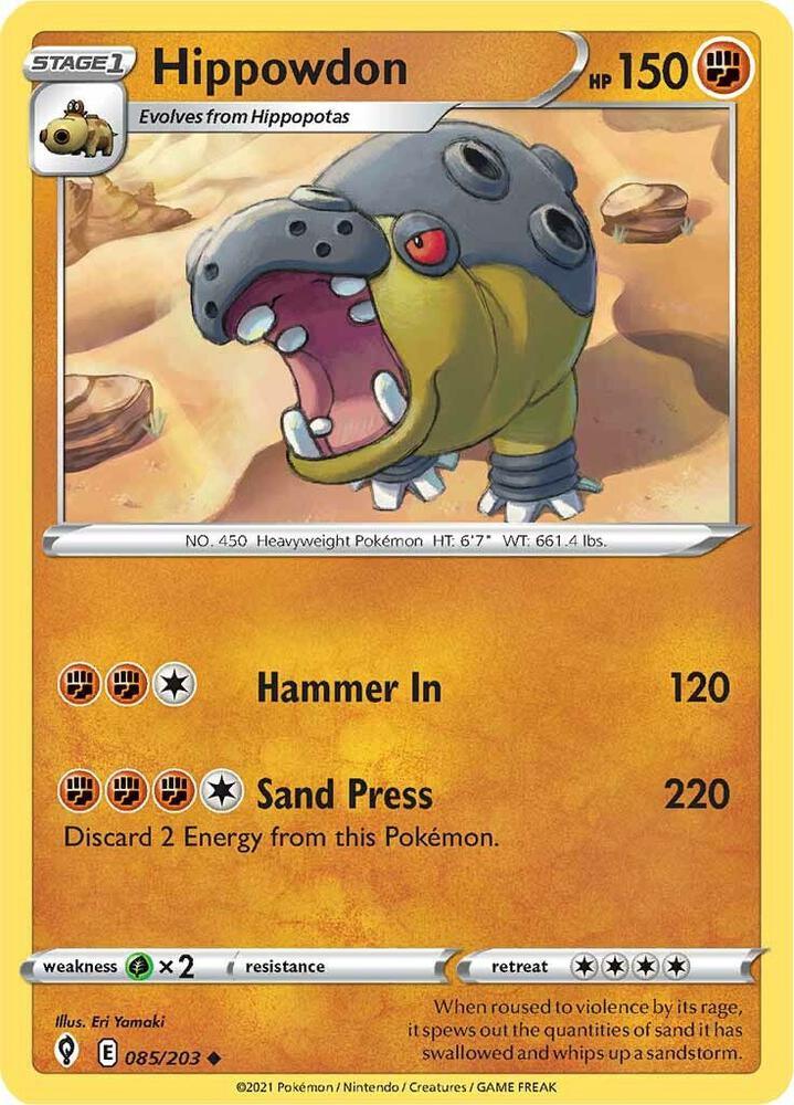 [Reverse Holo] EVS 085/203 Hippowdon U