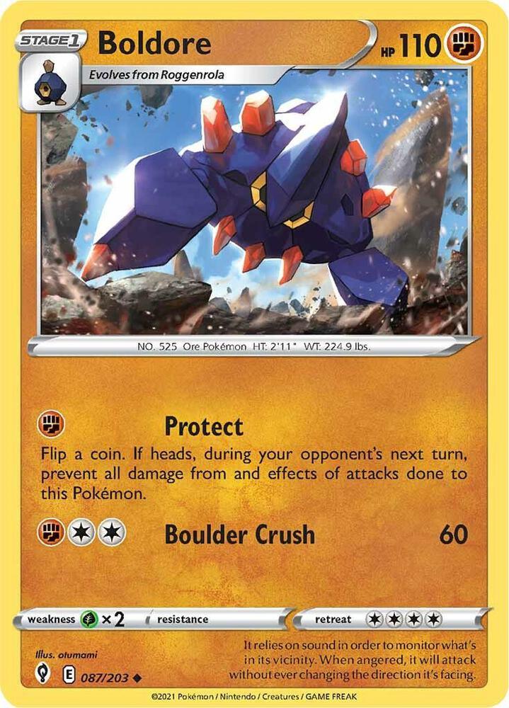 [Reverse Holo] EVS 087/203 Boldore U