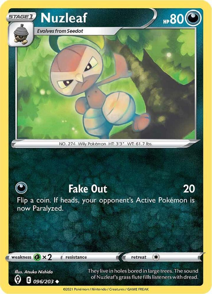 [Reverse Holo] EVS 096/203 Nuzleaf U
