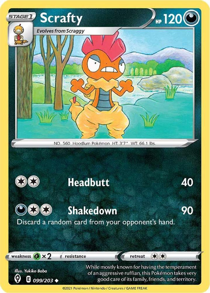 [Reverse Holo] EVS 099/203 Scrafty U