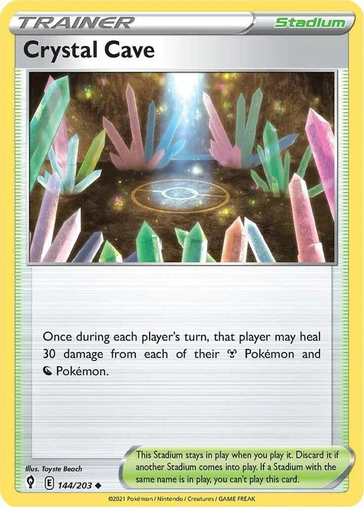 [Reverse Holo] EVS 144/203 Crystal Cave U