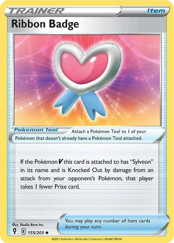 [Reverse Holo] EVS 155/203 Ribbon Badge U