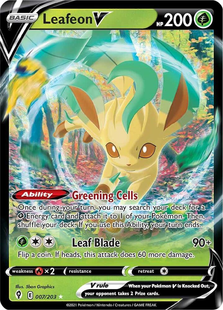 EVS 007/203 Leafeon V SR