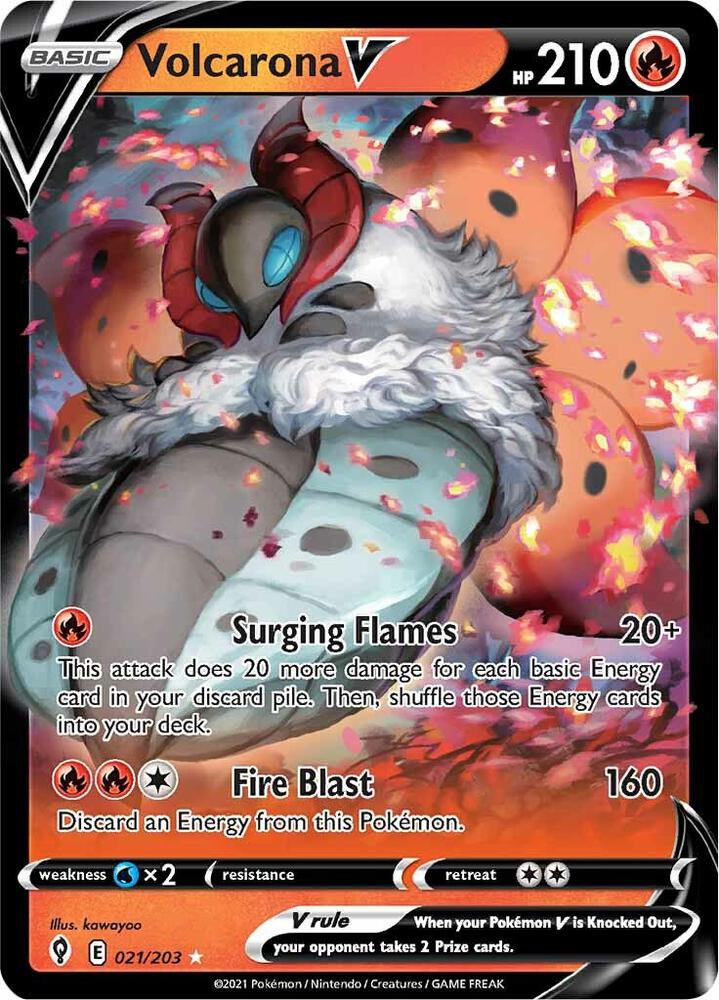 EVS 021/203 Volcarona V SR