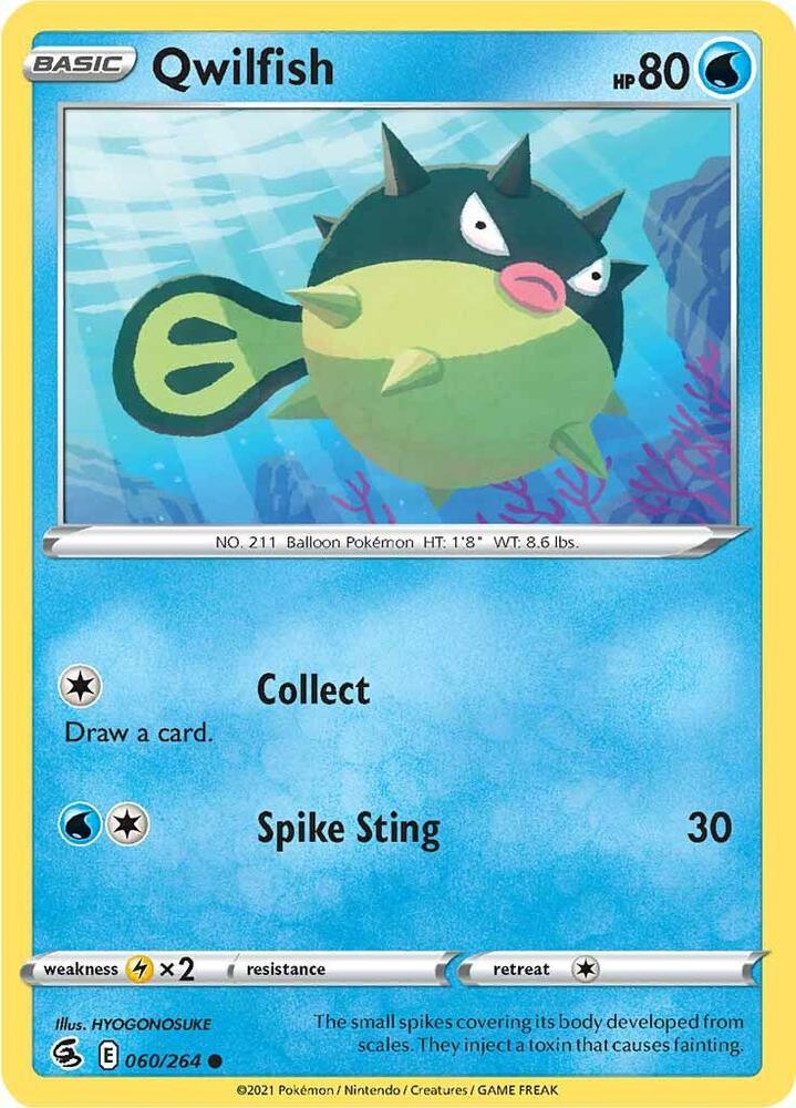 [Reverse Holo] FST 060/264 Qwilfish C