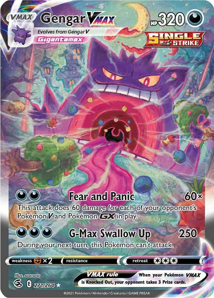 FST 271/264 Gengar VMAX SR
