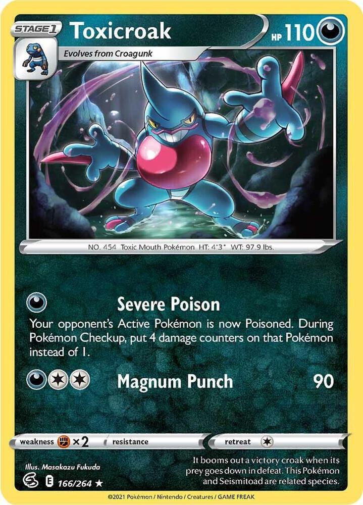[Reverse Holo] FST 166/264 Toxicroak R