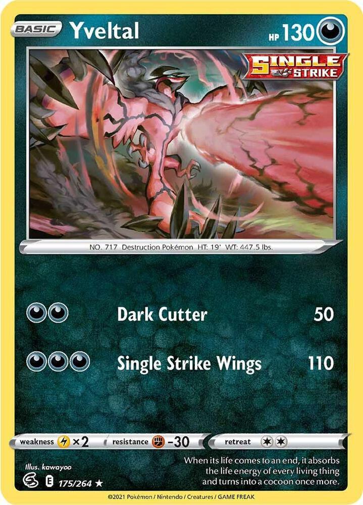 [Reverse Holo] FST 175/264 Yveltal R