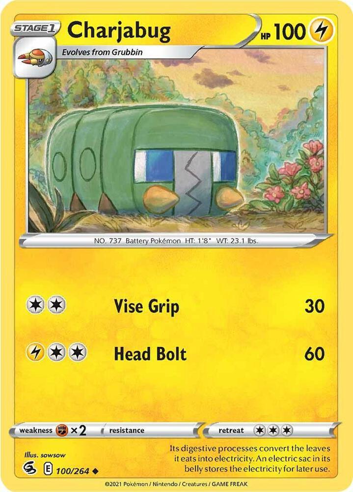 [Reverse Holo] FST 100/264 Charjabug U