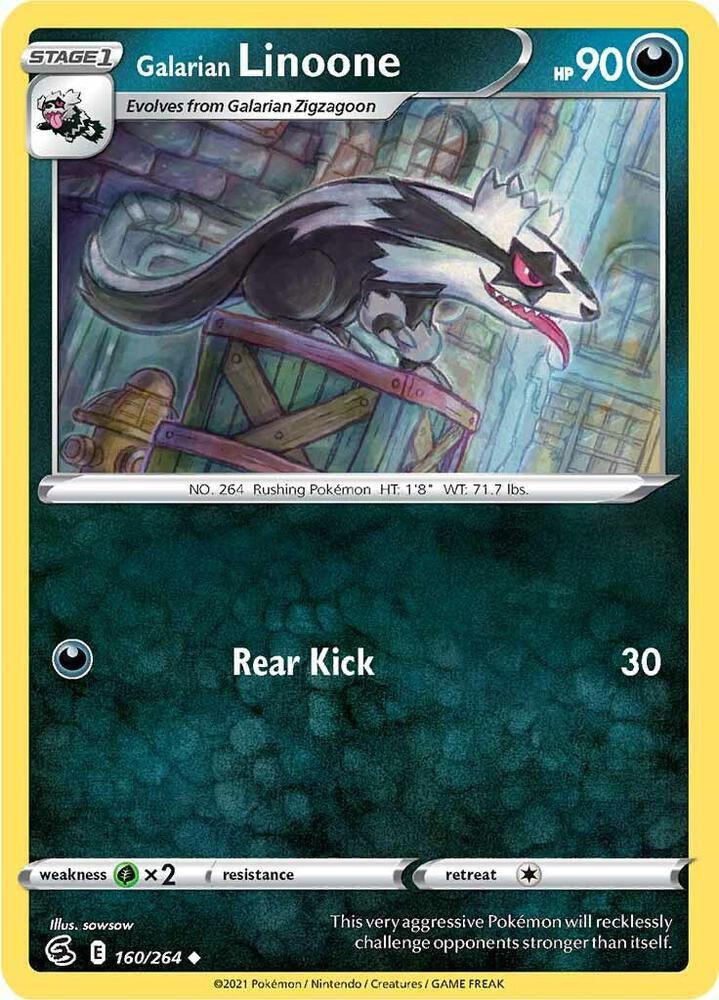 [Reverse Holo] FST 160/264 Galarian Linoone U